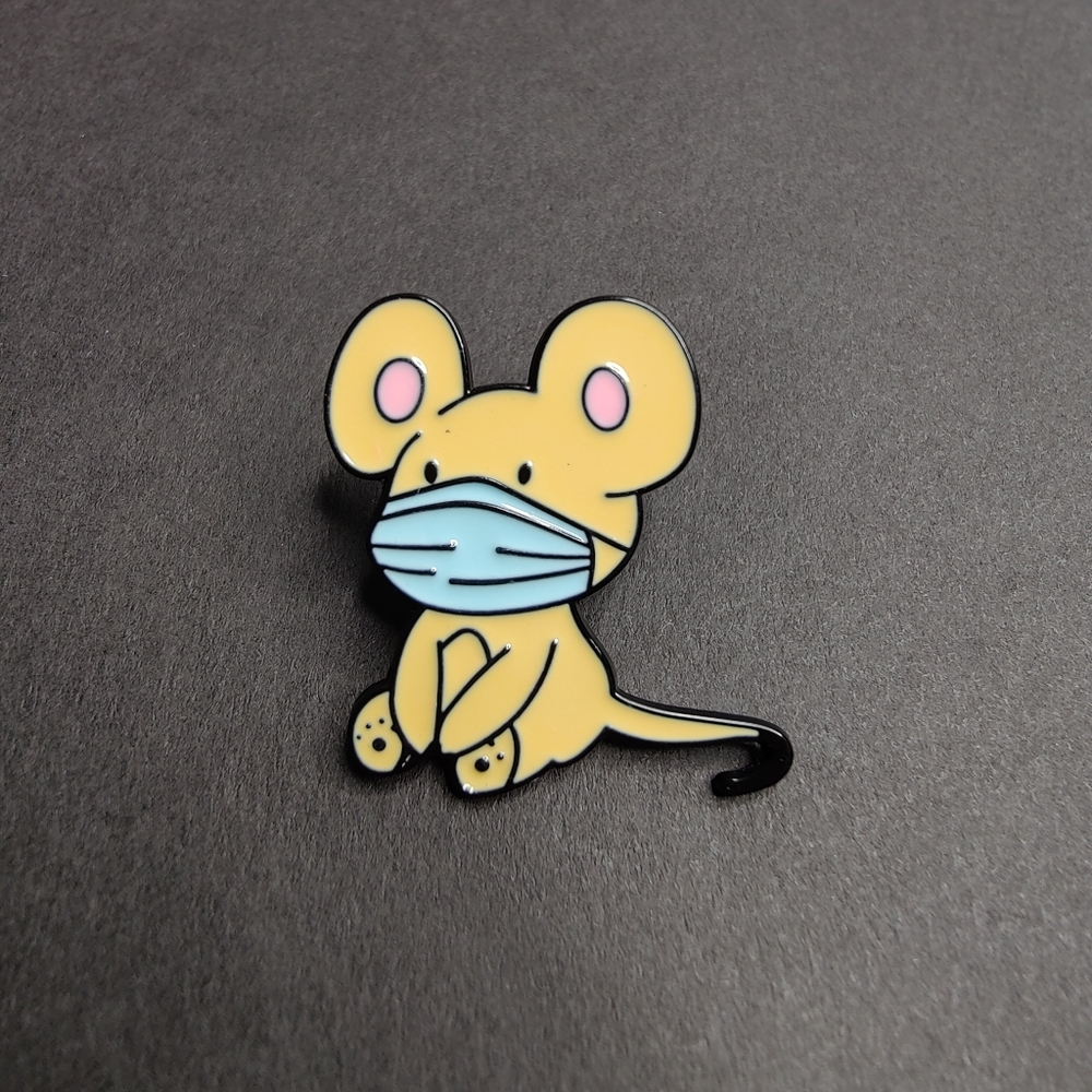 BOGO | Masked Mouse Pin